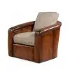Ella Cocoa Swivel Chair